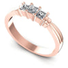 Princess Diamonds 0.40CT Three Stone Ring in 18KT White Gold