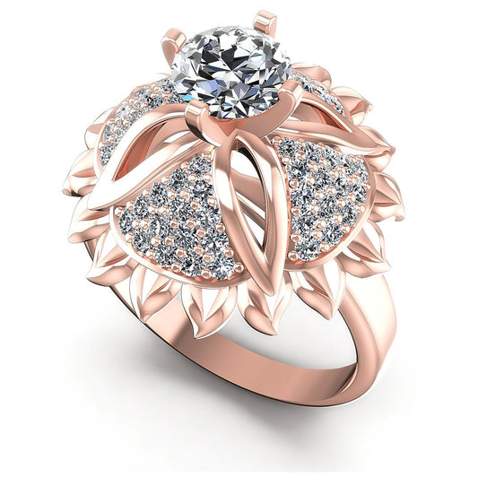 1.15CT Round  Cut Diamonds Engagement Rings