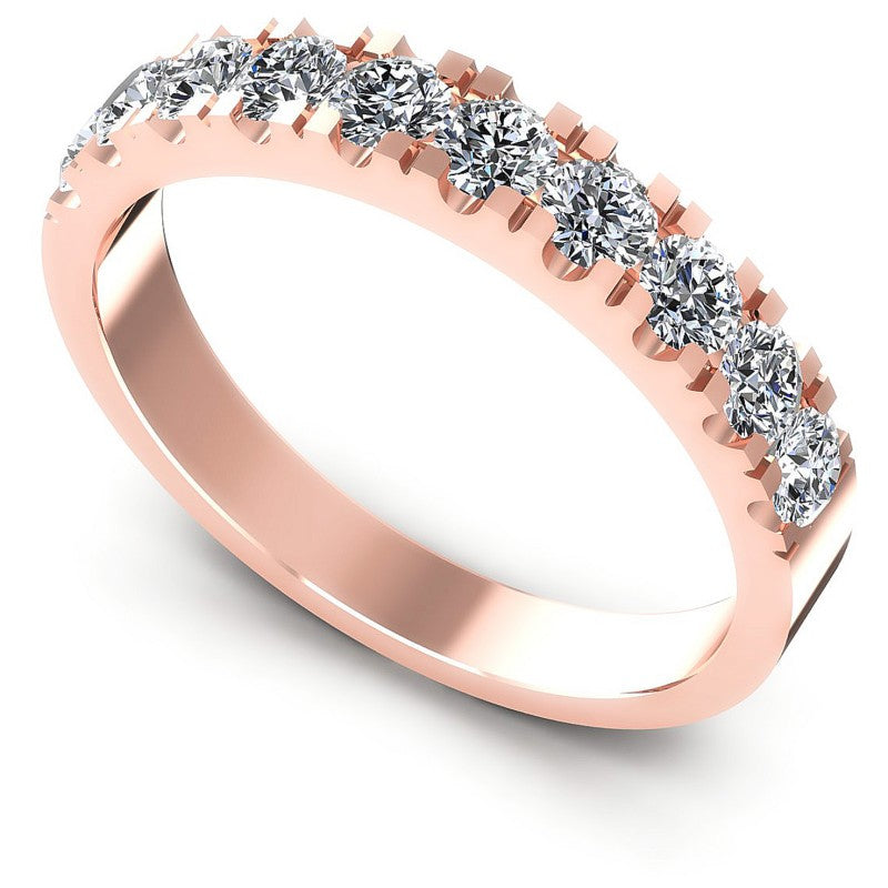 Round Diamonds 1.00CT Diamonds Wedding Band in 18KT White Gold