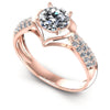 0.65CT Round  Cut Diamonds Engagement Rings