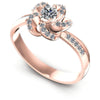 Round Diamonds 0.40CT Fashion Ring in 18KT White Gold