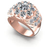 Round Diamonds 3.15CT Fashion Ring in 18KT White Gold