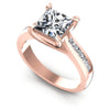 Princess Diamonds 0.80CT Engagement Ring in 18KT White Gold