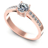 Round Diamonds 0.50CT Engagement Ring in 18KT White Gold