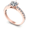 Round Diamonds 0.80CT Engagement Ring in 18KT White Gold