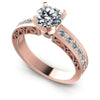 Round Diamonds 0.75CT Engagement Ring in 18KT White Gold