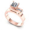 Princess Diamonds 0.45CT Engagement Ring in 18KT White Gold