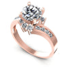 0.70CT Round  Cut Diamonds Engagement Rings