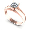 Princess Diamonds 0.35CT Solitaire Ring in 18KT White Gold