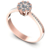 Round Diamonds 0.35CT Fashion Ring in 18KT White Gold
