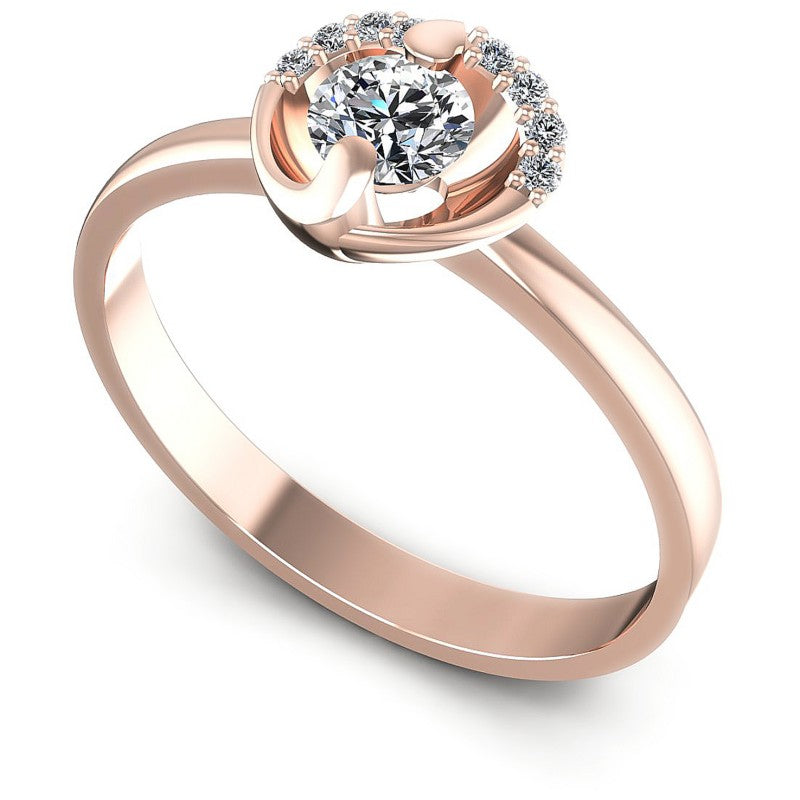 Round Diamonds 0.35CT Fashion Ring in 18KT White Gold