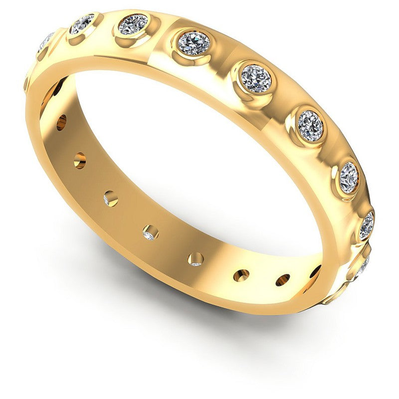 Round Diamonds 0.25CT Eternity Ring in 14KT White Gold