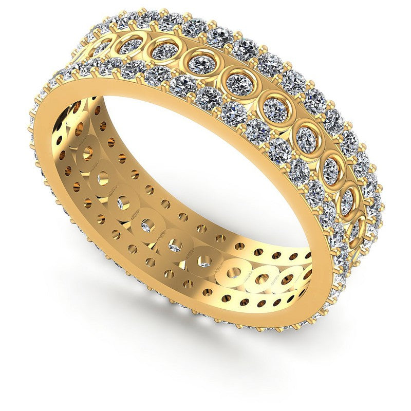 Round Diamonds 1.35CT Eternity Ring in 14KT White Gold