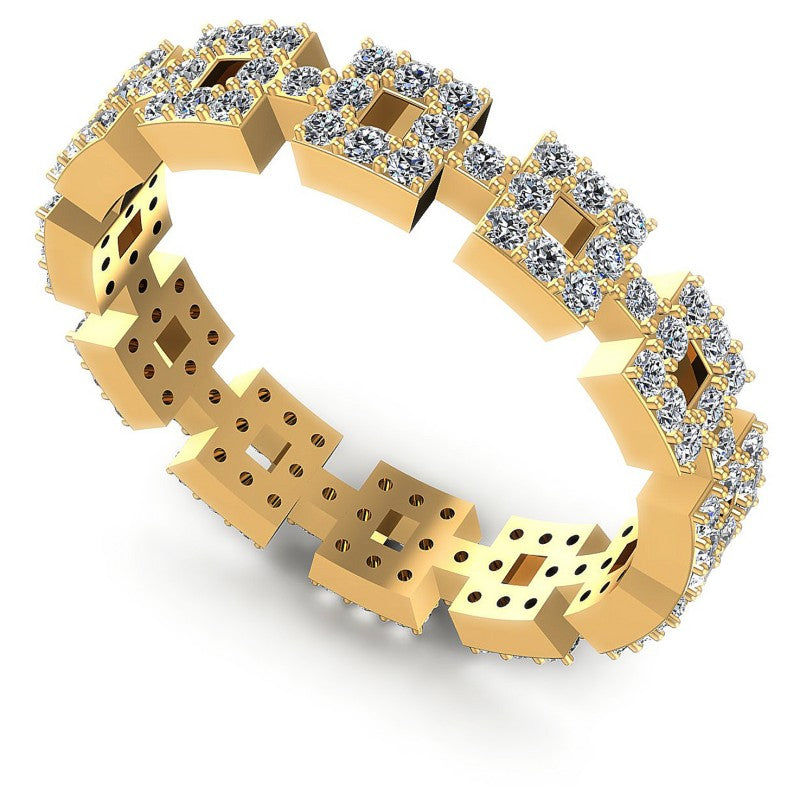 Round Diamonds 0.65CT Eternity Ring in 14KT White Gold