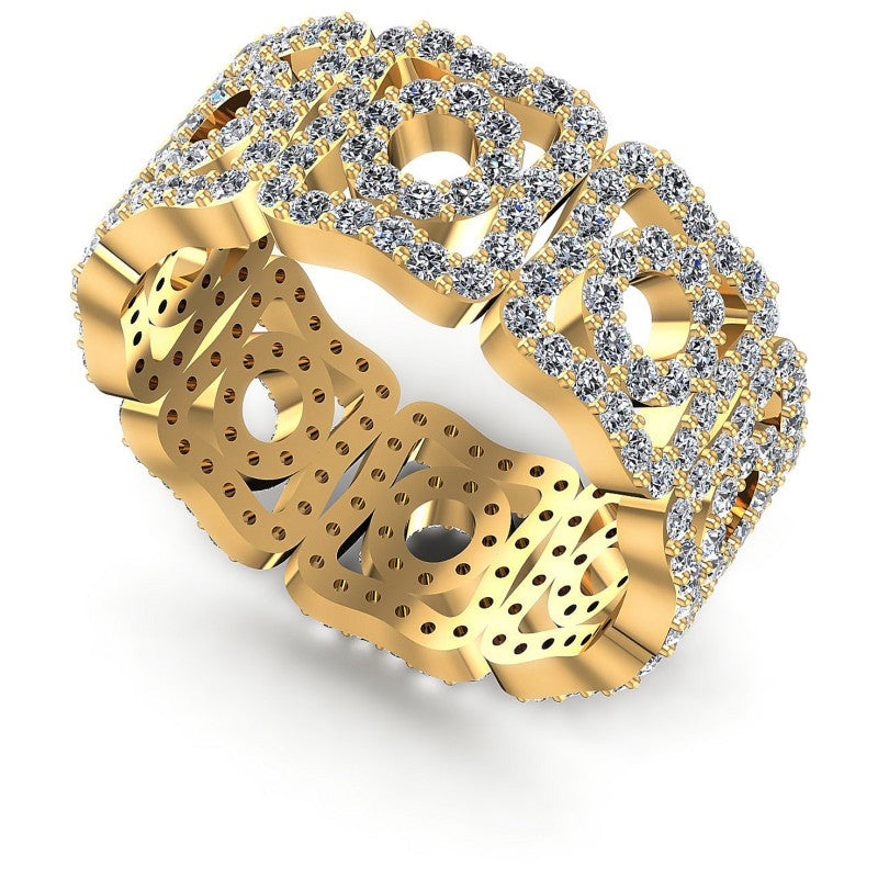 Round Diamonds 1.65CT Eternity Ring in 14KT White Gold