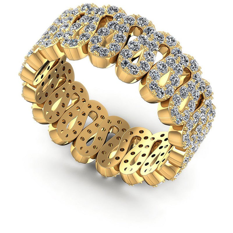 Round Diamonds 1.55CT Eternity Ring in 14KT White Gold