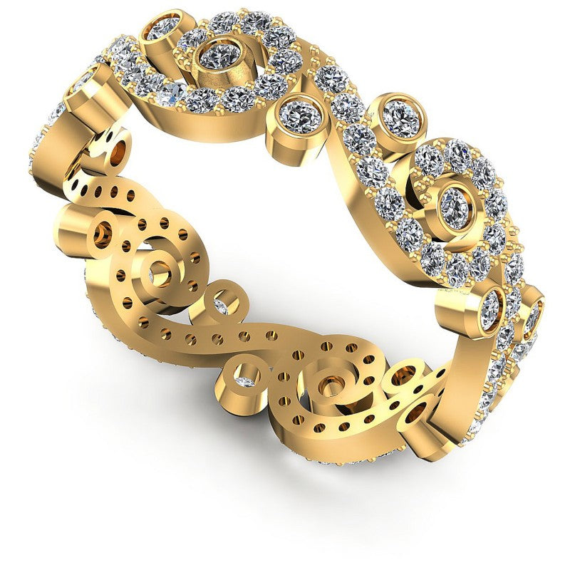 Round Diamonds 0.80CT Eternity Ring in 14KT White Gold