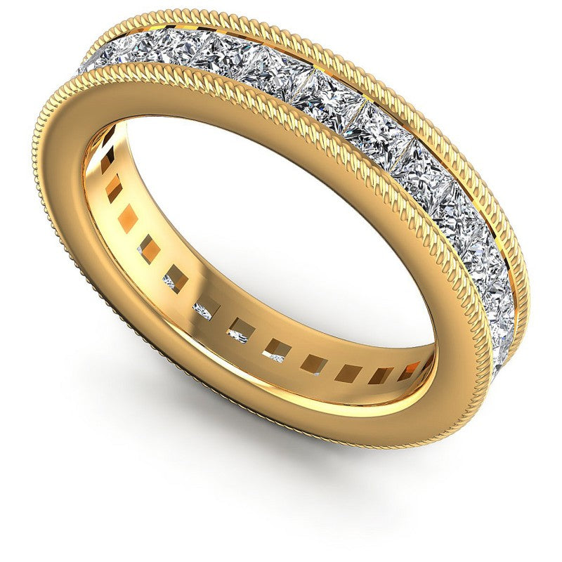 Princess Diamonds 2.75CT Eternity Ring in 14KT White Gold