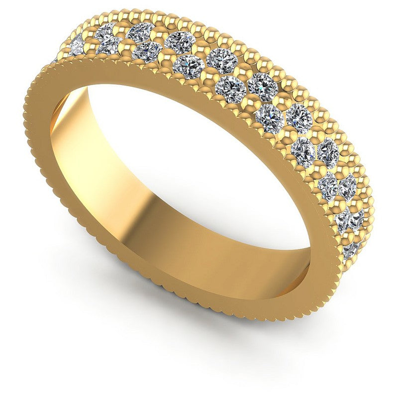 Round Diamonds 0.75CT Eternity Ring in 14KT White Gold