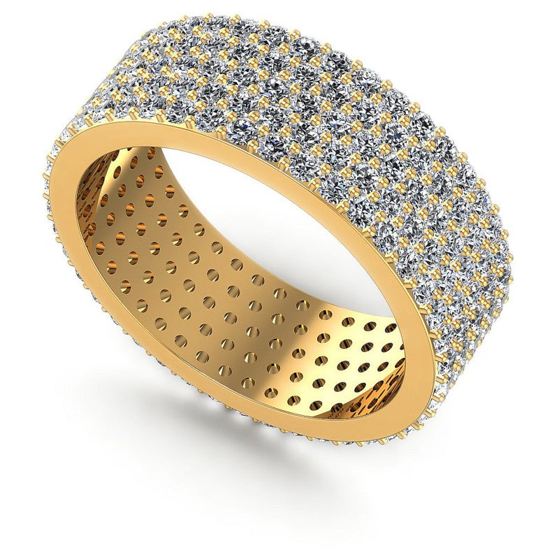 Round Diamonds 2.15CT Eternity Ring in 14KT White Gold