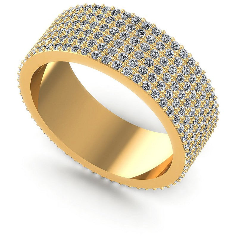 Round Diamonds 1.40CT Eternity Ring in 14KT White Gold