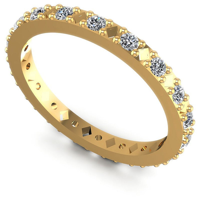 Round Diamonds 0.40CT Eternity Ring in 14KT White Gold