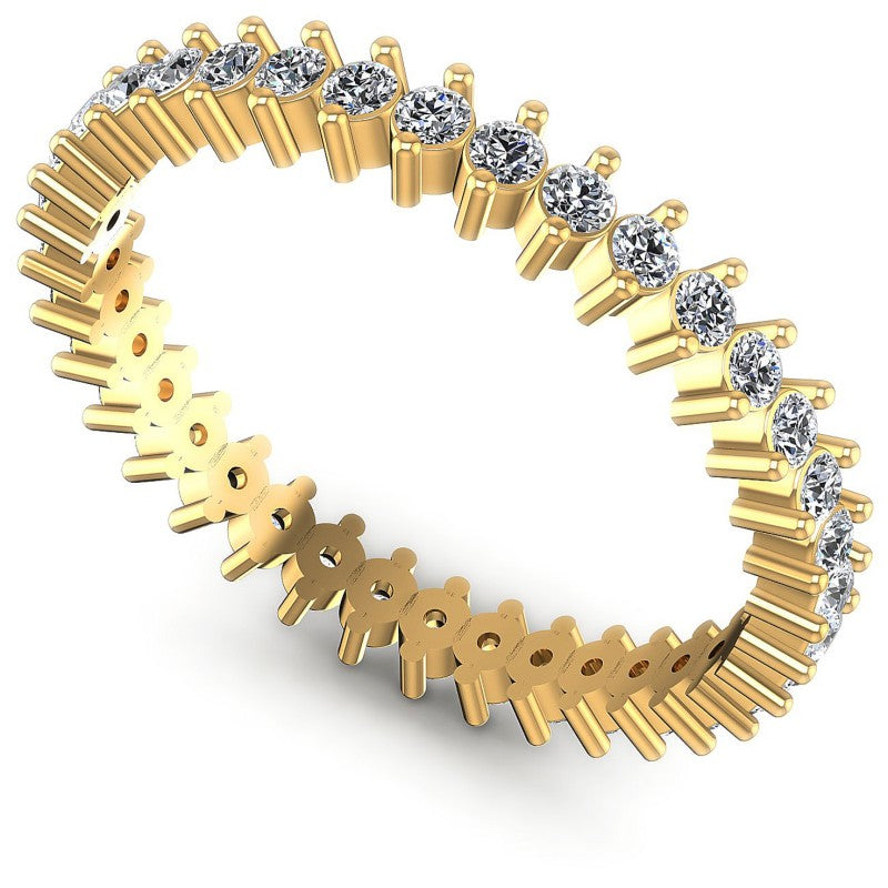 Round Diamonds 0.45CT Eternity Ring in 14KT White Gold