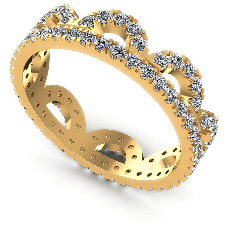 Round Diamonds 1.05CT Eternity Ring in 14KT White Gold
