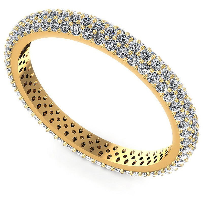 Round Diamonds 0.80CT Eternity Ring in 14KT White Gold