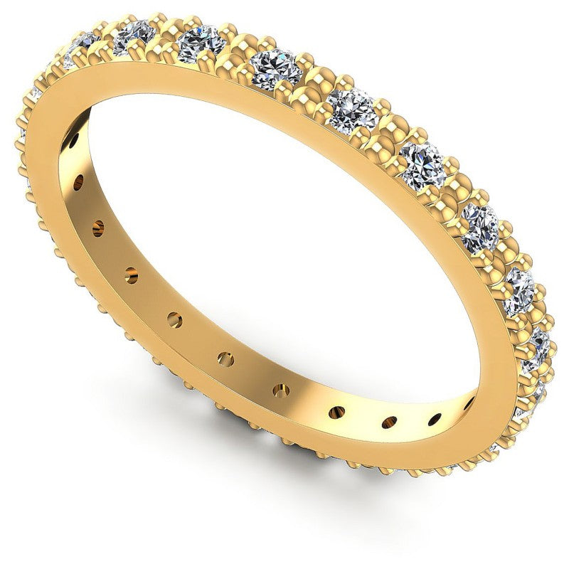 Round Diamonds 0.40CT Eternity Ring in 14KT White Gold