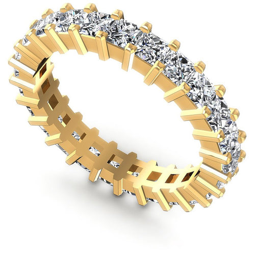 Princess Diamonds 3.50CT Eternity Ring in 14KT White Gold