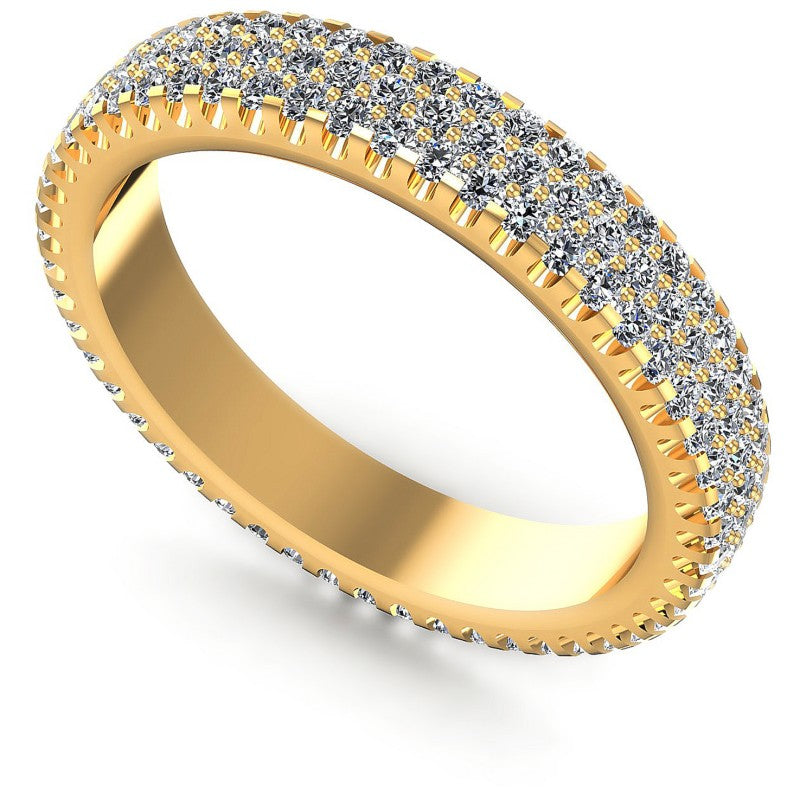 Round Diamonds 1.00CT Eternity Ring in 14KT White Gold