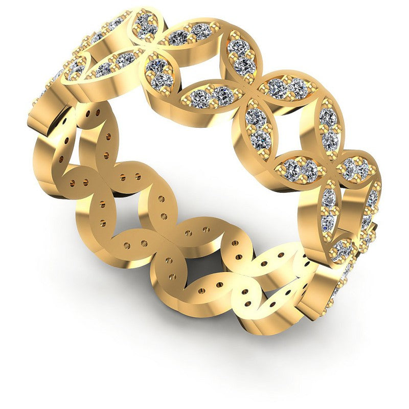 Round Diamonds 0.40CT Eternity Ring in 14KT White Gold
