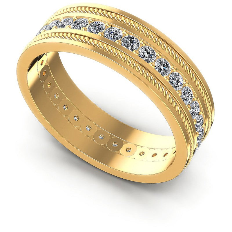 Round Diamonds 0.70CT Eternity Ring in 14KT White Gold