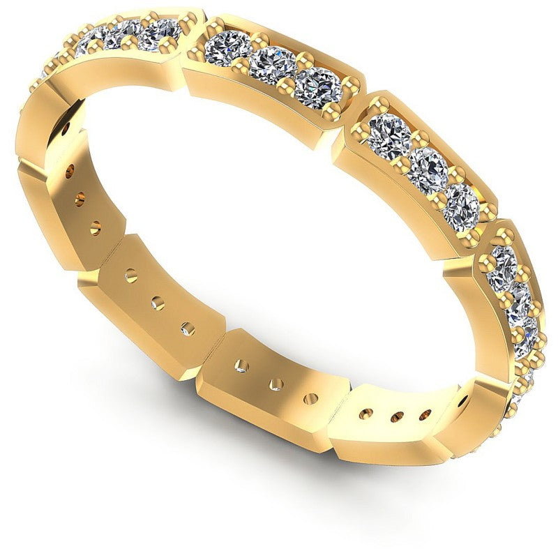 Round Diamonds 0.50CT Eternity Ring in 14KT White Gold