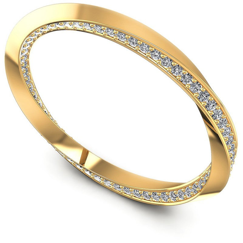 Round Diamonds 0.65CT Eternity Ring in 14KT White Gold