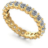 Round Diamonds 3.10CT Eternity Ring in 14KT White Gold