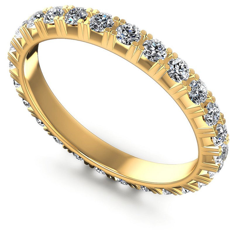 Round Diamonds 0.80CT Eternity Ring in 14KT White Gold