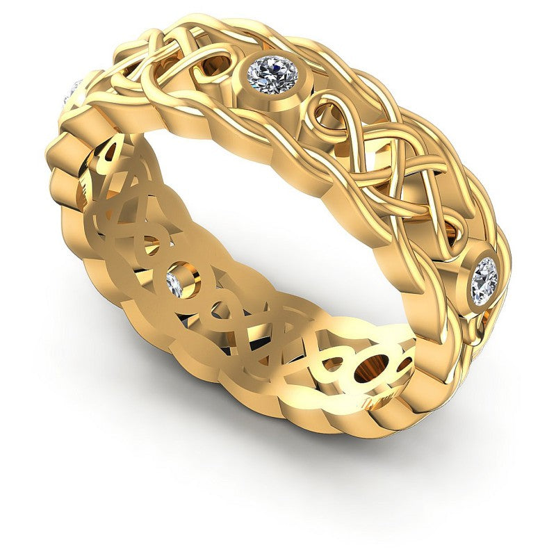 Round Diamonds 0.30CT Eternity Ring in 14KT White Gold