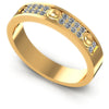 Round Diamonds 0.20CT Diamonds Wedding Band in 14KT White Gold