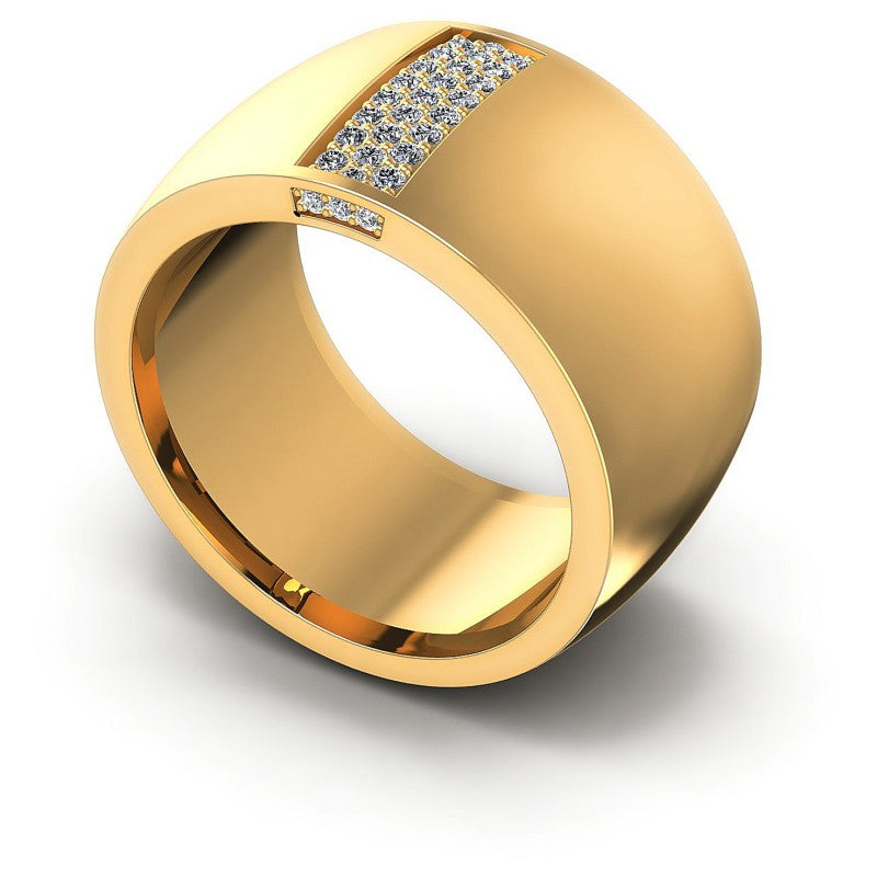 Round Diamonds 0.25CT Diamonds Wedding Band in 14KT White Gold