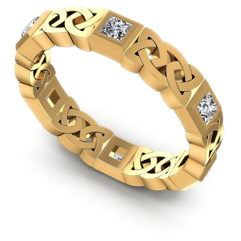 Princess Diamonds 0.70CT Diamonds Wedding Band in 14KT White Gold
