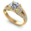 Round Diamonds 1.15CT Antique Ring in 14KT White Gold