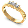 Princess Diamonds 0.40CT Three Stone Ring in 14KT White Gold