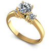 Round Diamonds 0.80CT Three Stone Ring in 14KT White Gold