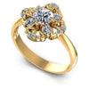 Round Diamonds 0.70CT Fashion Ring in 14KT White Gold