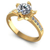Round Diamonds 0.60CT Engagement Ring in 14KT White Gold