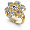 Round Diamonds 1.85CT Fashion Ring in 14KT White Gold