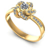 Round Diamonds 0.40CT Fashion Ring in 14KT White Gold