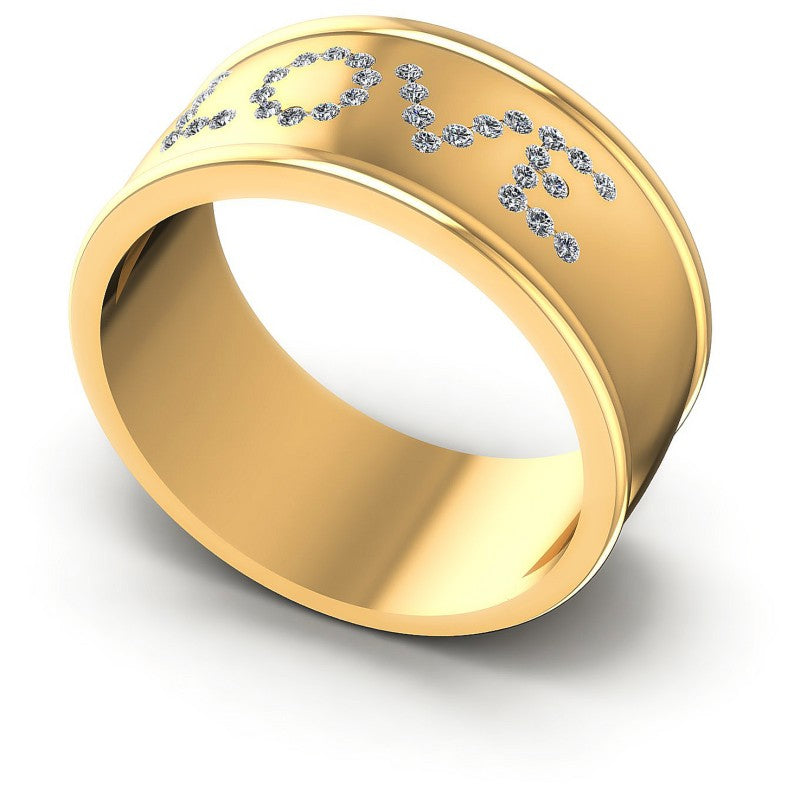 Round Diamonds 0.20CT Diamonds Wedding Band in 14KT White Gold